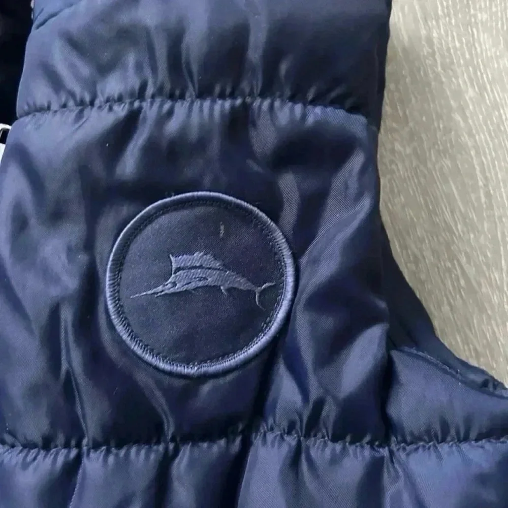 Tommy Bahama Toddler Navy Blue Puffer Vest Size 4T